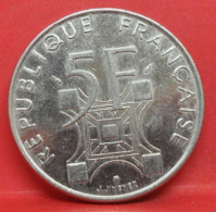 5 Francs Tour Eiffel 1989 - SUP - Pièce Monnaie France - Article N°867 - Commemorative