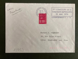 LETTRE TP M. DE BEQUET 1,00 De Feuille SANS BANDES PHO OBL.MEC.15-3 1978 63 CLERMONT FERRAND RP - 1971-1976 Marianne (Béquet)