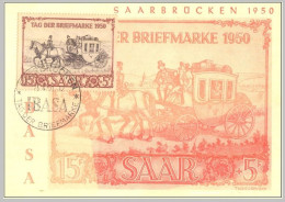 Saar Mi.291 FDC Gedenkkarte-16-4558 - Maximumkaarten