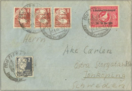 Saarland Mi.362/64 E-Brief FDC-16-4477 - Lettres & Documents