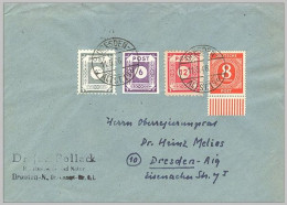 SBZ Brief Mischfrankatur -16-4093 - Briefe U. Dokumente