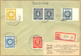 SBZ Loschwitz Mit 20 Pf. Durchstochen E-Brief-16-4245 - Covers & Documents