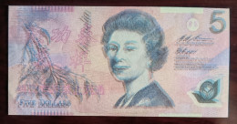 China BOC Bank (bank Of China) Training/test Banknote,AUSTRALIA B-2 Series 5 Dollars Note Specimen Overprint - Fictifs & Specimens