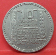 10 Francs Turin 1946 B Rameaux Courts - TTB - Pièce Monnaie France - Article N°878 - 10 Francs