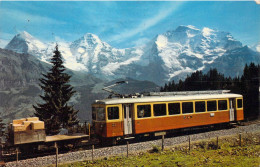 SUISSE - Murrenbahn - Eiger, Monch, Jungfrau - Carte Postale Ancienne - Mon