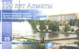 Kazakhstan:Kazastan:Used Phonecard, Kazaktelekom, 25 Units, 150 Years Alma-Ata Town - Kazajstán