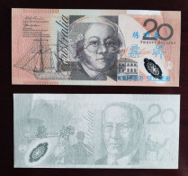 China BOC(bank Of China) Training/test Banknote,AUSTRALIA B-3 Series 20 Dollars Note Specimen Overprint,used - Finti & Campioni