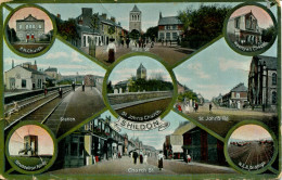 DURHAM - SHILDON - 9 VIEWS Incl. STATION Du436 - Andere & Zonder Classificatie