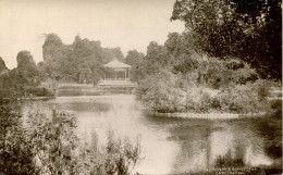 DURHAM - DARLINGTON - SOUTH PARK AND BANDSTAND With ADVERT RP Du438 - Darlington