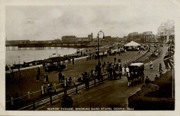 KENT - DOVER - MARINE PARADE SHOWING BAND STAND RP  Kt1241 - Dover