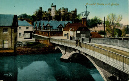 SUSSEX - ARUNDEL CASTLE AND BRIDGE  Sus1347 - Arundel