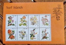 SURF ISLANDS Fleurs, Fleur,  Feuillet 8 Valeurs. Emis En 1980  Neuf Sans Charnière. MNH (1) - Andere