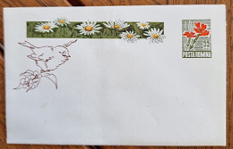 ROUMANIE Fleurs, Fleur, Marguerittes, Oiseaux Entier Postal  Emis En 1964 Neuf  - Autres