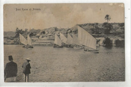 Assuan Ou Assouan Ou Syène (Egypte) : Boat Races In 1910 (lively) PF. - Assuan