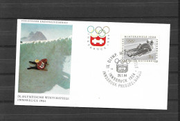 Olympische Spelen 1964 , Oostenrijk - F.D.C - Inverno1964: Innsbruck
