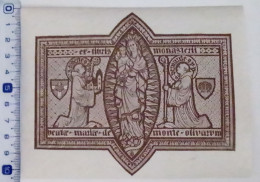 Ex-libris Exlibris Monasterium Beatae Mariae De Monte Olivarum - Bookplates