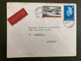 LETTRE EXPRES Pour La FRANCE TP AP 2 + APX 10 OBL.26 VIII 66 + OBL.MEC. ATHENS FESTIVAL +PARIS GARE DU NORD PROVINCE C - Cartas & Documentos