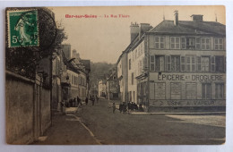 Bar Sur Seine - La Rue Thiers - Epicerie Et Droguerie, Usine à Vapeur - Bar-sur-Seine