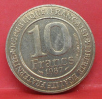 10 Francs Hugues Capet 1987 - TTB - Pièce Monnaie France - Article N°965 - Commemorative