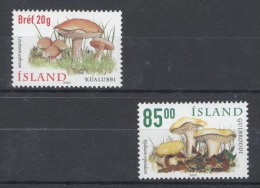 Iceland - 2002 Mushrooms MNH__(TH-4977) - Neufs