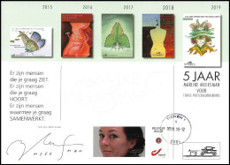 Carte Souvenir / Herdenkingskaart - DUOSTAMP°/MYSTAMP° Autocollant / Zelfklevend - Marijke Meersman - Briefe U. Dokumente