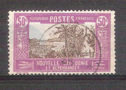 Nueva Caledonia 1928- 1 Sello Usado Circulado-Paisaje De Nueva Caledonia - Usados