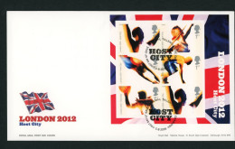 Großbritannien Block 26 FDC - London 2012 - 2001-2010 Em. Décimales