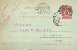 90 DANJOUTIN   - Entiers Postaux Année 1904 - Danjoutin