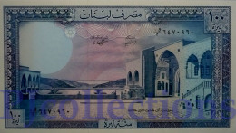 LEBANON 100 LIVRES 1988 PICK 66d UNC - Liban