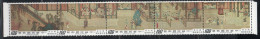 CHINA REPUBLIC CINA TAIWAN FORMOSA 1973 FROM SCROLL SPRING MORNING IN THE HAN PALACE BY CHIU YING STRIP MNH3 - Unused Stamps