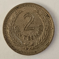 URUGUAY- 2 CENTESIMOS 1963. - Uruguay