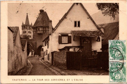 67 CHATENOIS - La Tour Des Sorcières Et L église - Chatenois