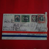 LETTRE CHILI POUR PARIS CORREO AEREO SANTIAGO 1931 - Cile