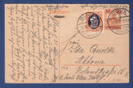 Danzig Postkarte - Ganzsache P9A  - Oliva 31.10.21  (2YQ-212) - Entiers Postaux