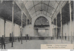 AA+.....  VIRTON ..-- SALLE Des FETES  Au COLLEGE St JOSEPH . 1923 Vers SENSENRUTH ( Mme Veuve BLONDLET ) .  Vverso . - Virton