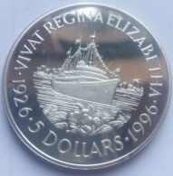 5 Dollares 1996 Solomon Islands Silver Proof - Solomon Islands