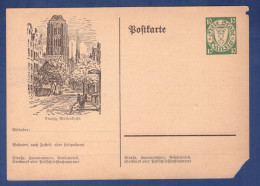 Danzig Postkarte - Marienkirche  - Ganzsache P50   (2YQ-218) - Ganzsachen