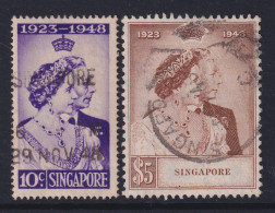 Singapore, Scott 21-22 (SG 31-32), Used - Singapour (...-1959)