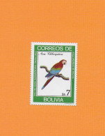 BOLIVIEN 1981 Postfrisch(**)MNH  Mi.-Nr. 970  = Papagei:  GRÜNFLÜGEL - ARA - Perroquets & Tropicaux