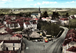 Laroque Timbaut - Vue Générale Aérienne Du Village - Bus Autobus - Mairie - Laroque Timbault