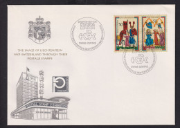 1970 Liechtenstein FDC, MI:LI 527+528 Yt.LI 478A+478B, Zum.LI 462+463,  Philympia London - Covers & Documents