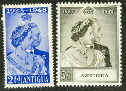5274 BCx  Antigua 1949 Scott 98-99 M* (Lower Bids 20% Off) - 1858-1960 Colonia Britannica