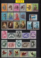 SAN MARINO 1963 Annata COMPLETA  51 Fbolli Nuovi **/MNH - Komplette Jahrgänge