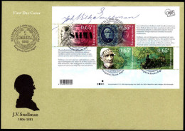 Finland 2006 Snellman First Day Cover - Covers & Documents