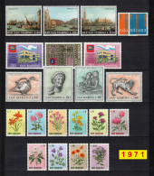 SAN MARINO 1971 Annata COMPLETA 22 Fbolli Nuovi **/MNH - Komplette Jahrgänge