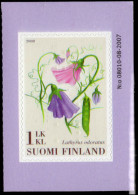 Finland 2008 Sweet Pea Flowers Unmounted Mint. - Neufs