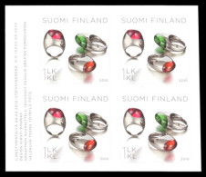 Finland 2010 Easter. Rings Booklet Pane Of 4 Unmounted Mint. - Neufs