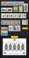 SAN MARINO 1977 Annata COMPLETA 26 Fbolli + 1 Foglietto Valori Nuovi **/MNH - Annate Complete