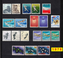 SAN MARINO 1978 Annata COMPLETA 19 Fbolli Nuovi **/MNH - Annate Complete