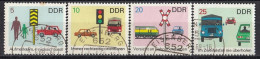 GERMANY DDR 1444-1447,used,falc Hinged - Unfälle Und Verkehrssicherheit